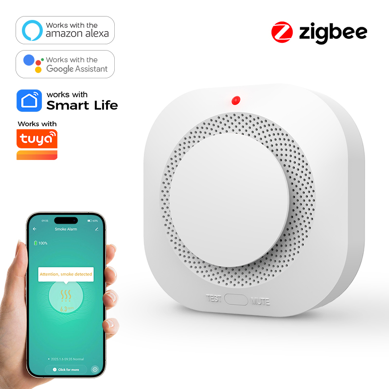 Smoke Detector Interconnected - ZIGBEE 연기 감지기 홈 보안 -