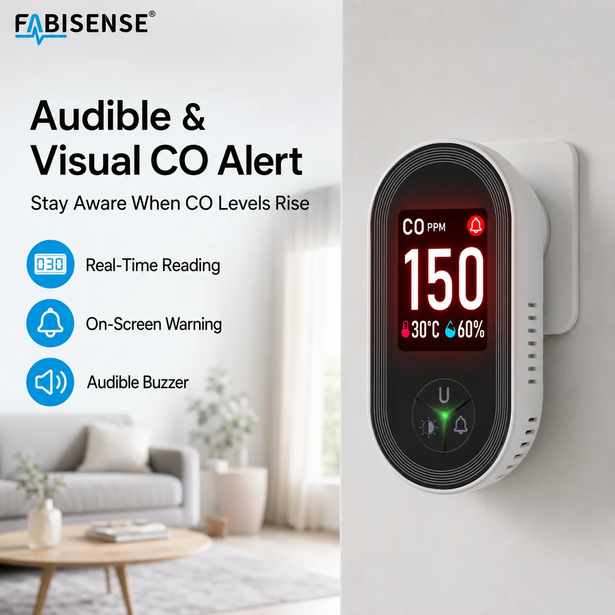 FABISENSE 24D 일산화탄소 감지기 벽면 플러그 - Co Detector Plug 리뷰 및 가격