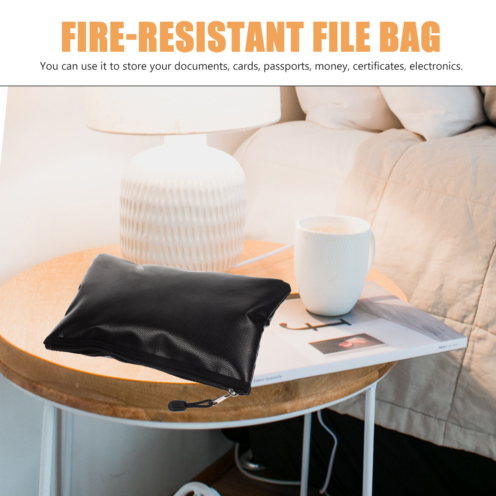 방화 문서 가방, 내화 파일 가방, 대용량 휴대용 지퍼 - Fire Safe Document 리뷰 및 가격