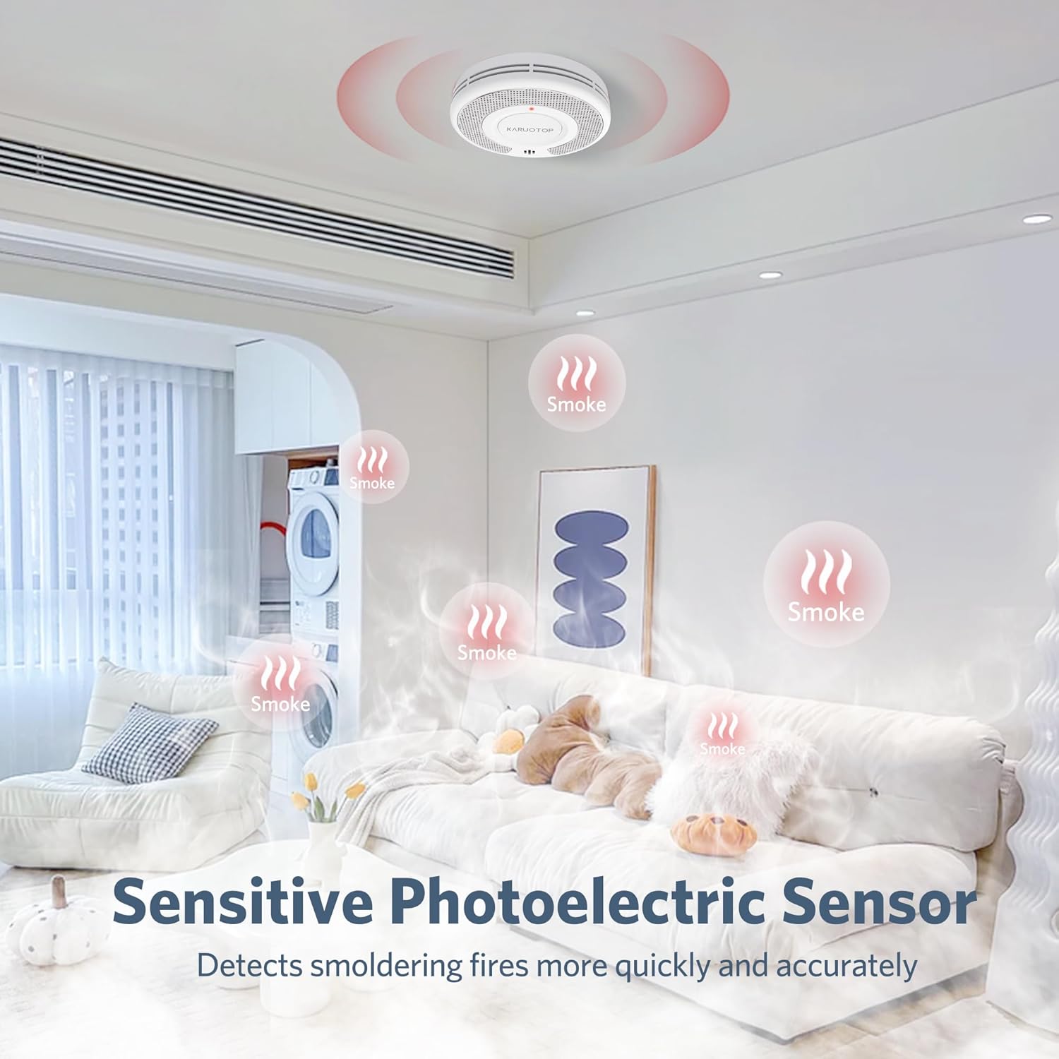 무선 연동 투야 연기 감지기 열 감지기 일산화탄소 감지 - Smoke Detector Interconnected 리뷰 및 가격