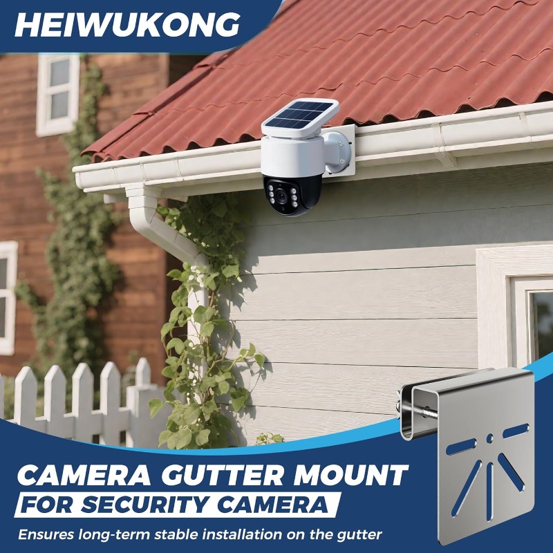 드릴 없이 설치 가능한 스테인리스 스틸 거터 마운트 녹 - Eufy Camera S340 리뷰 및 가격